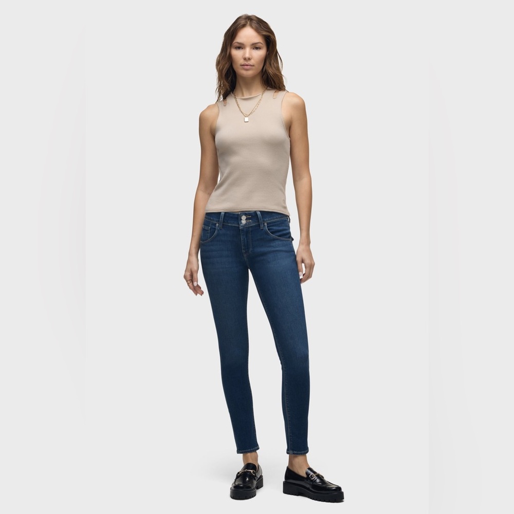 HUDSON Collin Mid-Rise Skinny Denim Jeans in Obsess